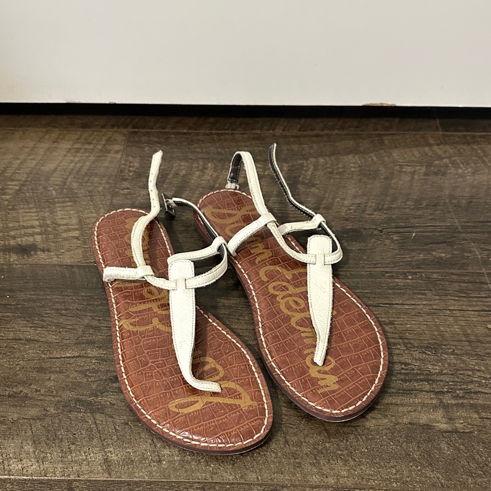 Sam Edelman White Sandals